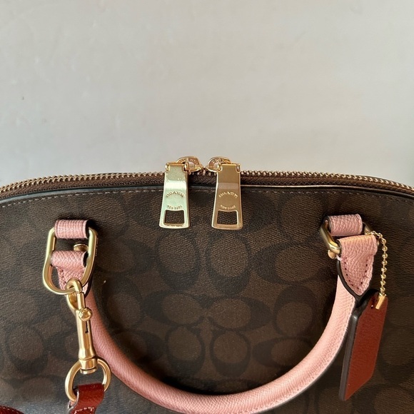 Coach Black and Red Satchel Bag - Picture 3 of 9